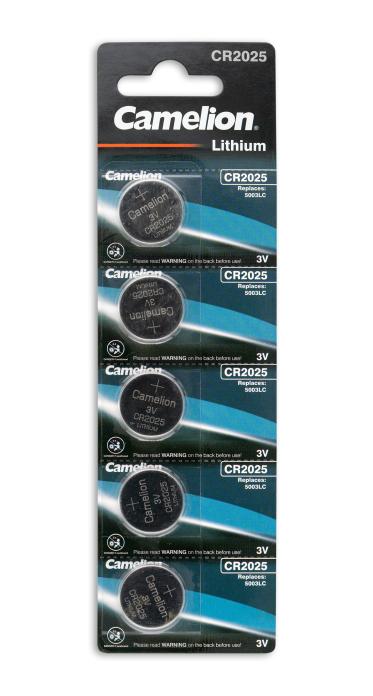 Батарейка Camelion CR2025 (Блистер, 5шт)