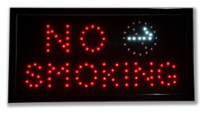 Светодиодная табличка «No smoking» (СТ008)