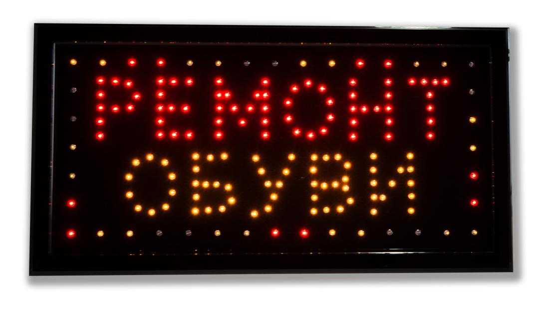 Светодиодная табличка «Ремонт обуви» (СТ037)