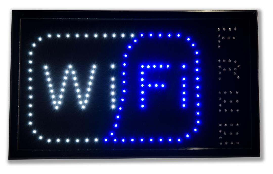 Светодиодная табличка «Wi-Fi» (СТ038)