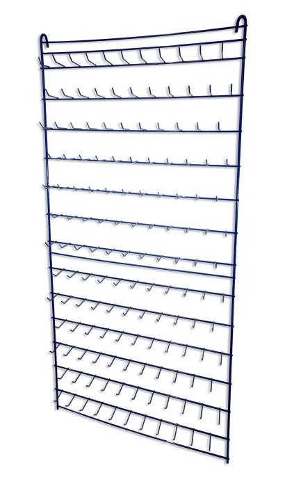 Стенд для ключей с крючками "Синий"