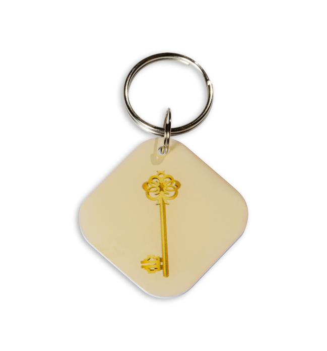 Золотой ключ белый EPOXY чип H2 (уценка)