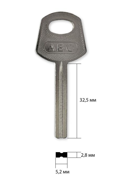 SOLEX квадр. с пазом (33мм)