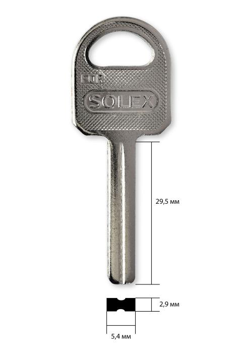 SOLEX квадр. с пазом (30мм)