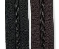 Молния обувная черная