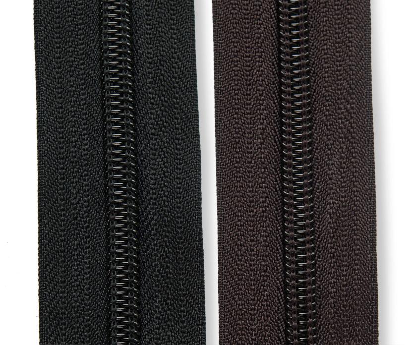 Молния обувная черная