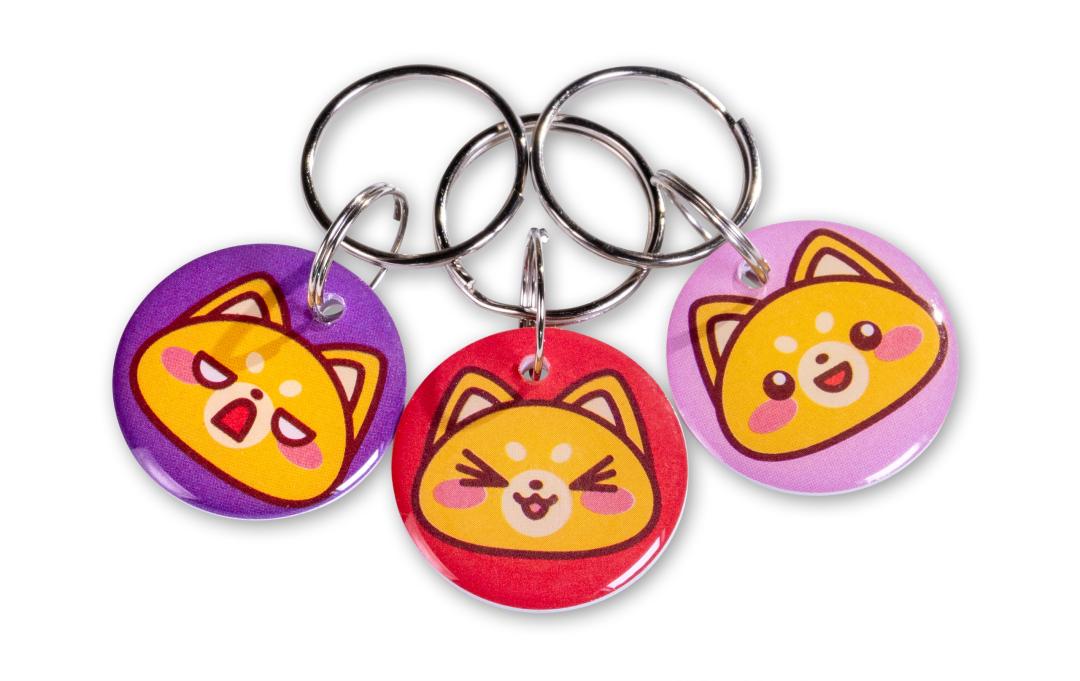 Смайл с котёнком EPOXY (чип MF-3)