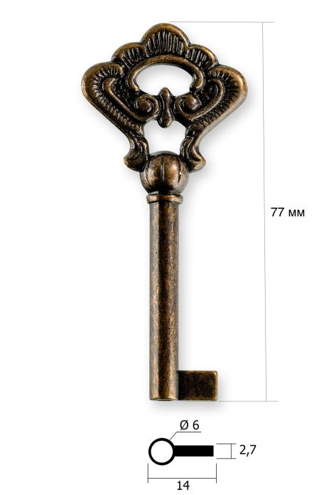 Заготовка ключа для мебели №22