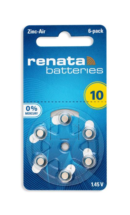 Батарейка RENATA ZA 10