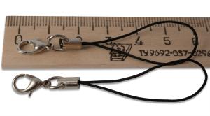 Карабин для ключей со шнурком