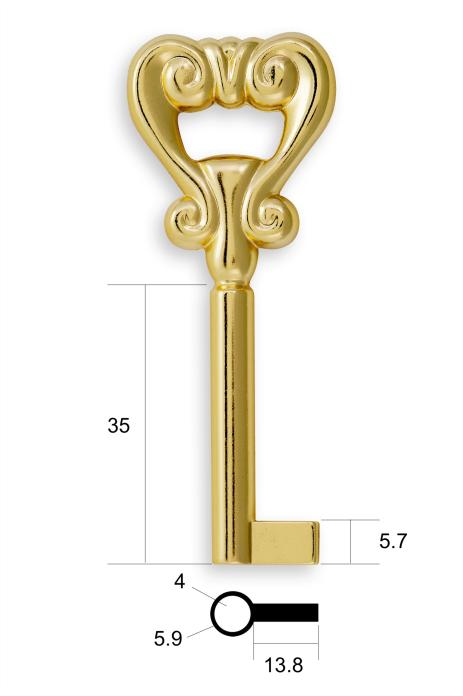 Заготовка ключа для мебели №23