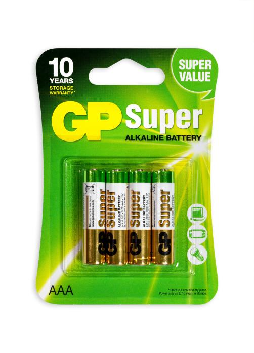 Батарейка GP AAA LR03 BL4